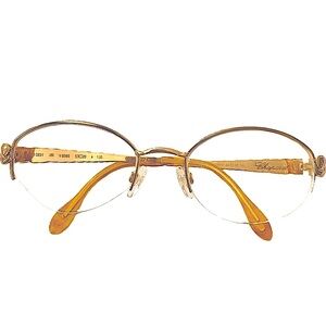 Chopard Women's 23K Gold Plated Glasses Frame